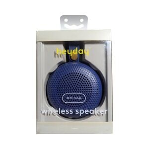 Cc6-O Heyday Wireless Bluetooth Speaker  33 Foot Range  Water Resistant Blue